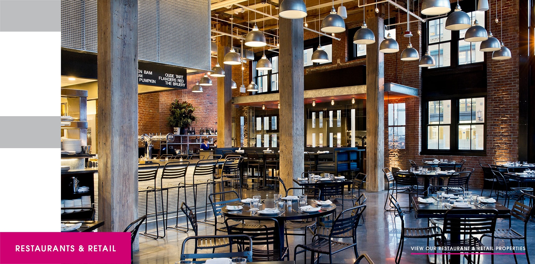 View our Properties with Restaurants and Retail Restaurants and Retail Properties